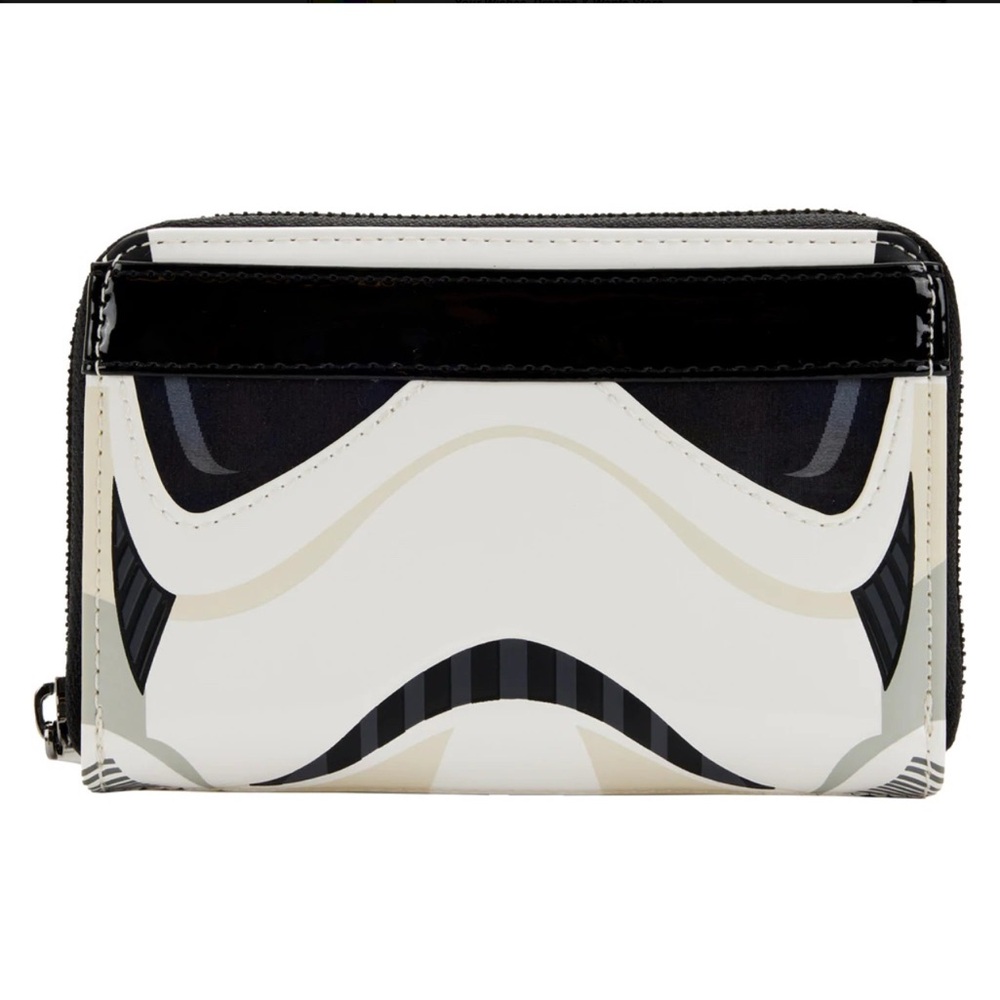NWT Star Wars Stormtrooper Loungefly Backpack and Wallet Set - Black and White - Picture 5 of 16